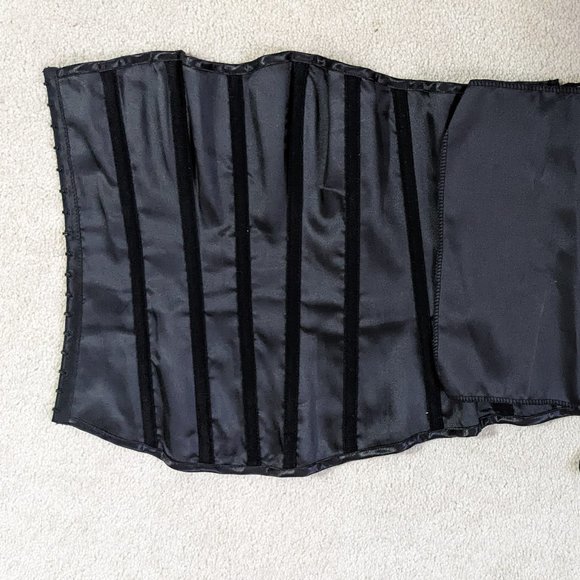 (Bundle 2 for $10) EUC Black Costume Corset - Picture 2 of 11